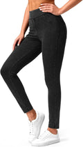 High Waist Slimming Hip Raise Tight Double Pocket Sports Casual Ankle Banded Pants